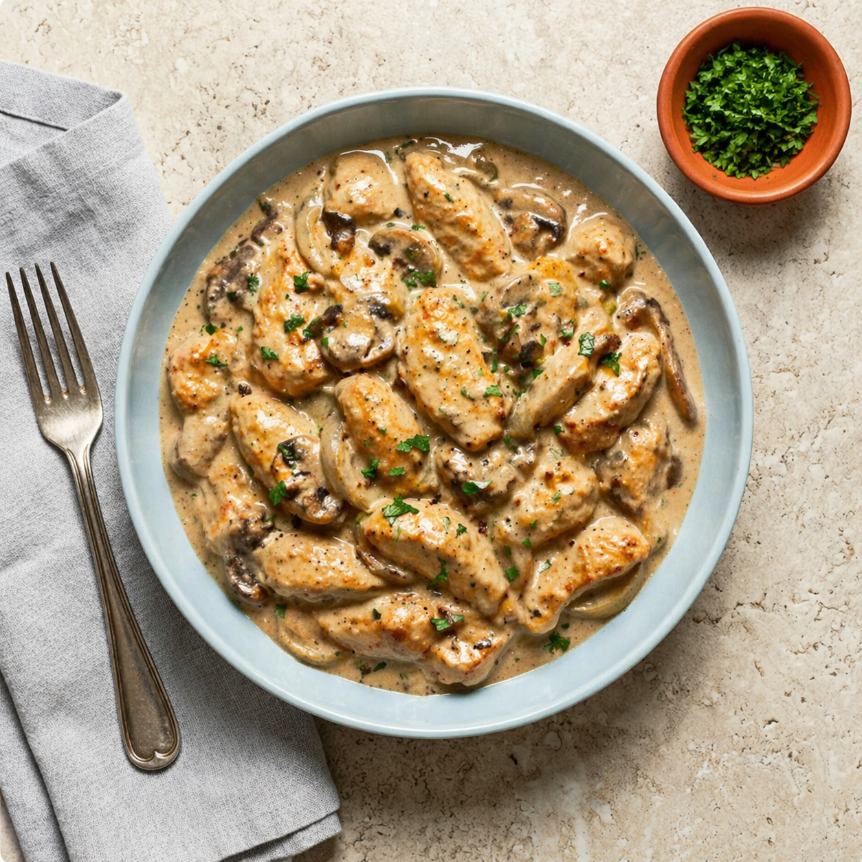 Chicken Stroganoff