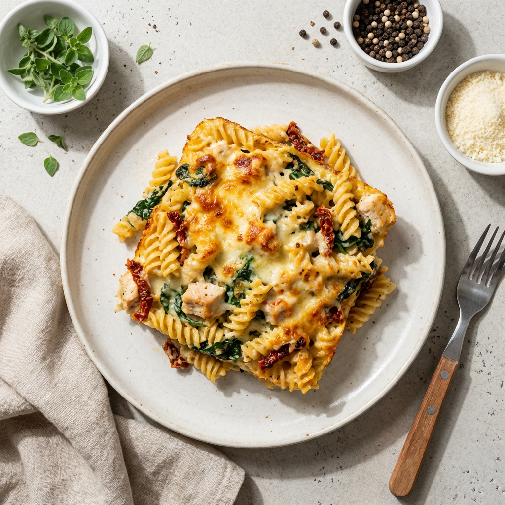 Creamy Chicken Pasta Bake