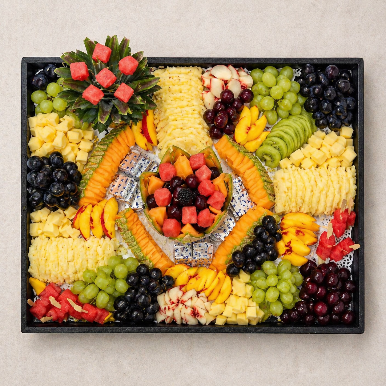 Fresh fruit platter for drop-off catering by Cookly